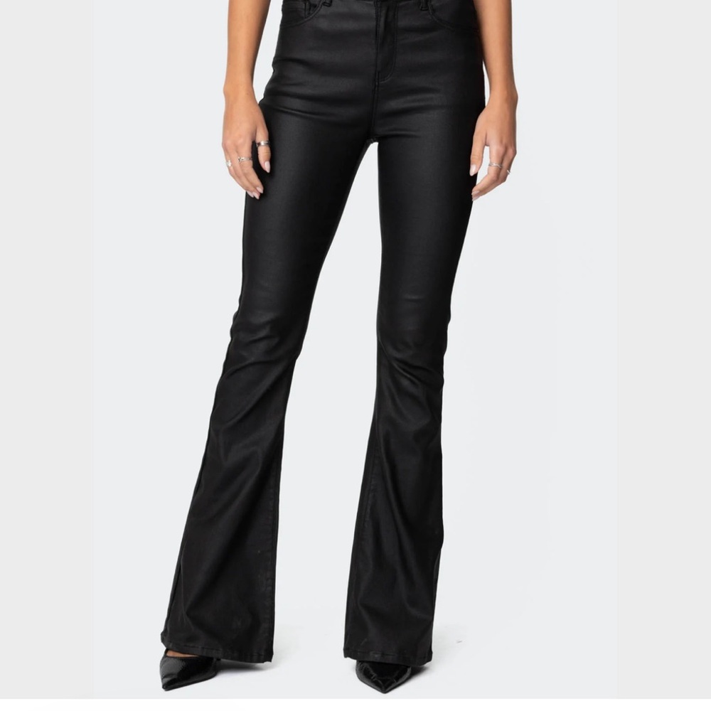 Edikted Black Flare Pants